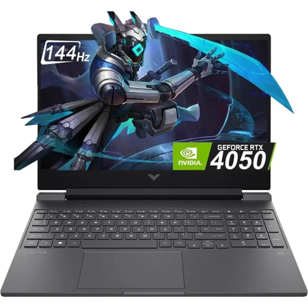 HP Victus Gaming Laptop – 13th Gen / Intel Core i5-13420H / 15.6inch FHD 144hz / 512GB SSD / 16GB RAM / 6GB NVIDIA Geforce RTX 4050 Graphics / Windows 11 Home / English Keyboard / Mica Silver / FA-2082wm]